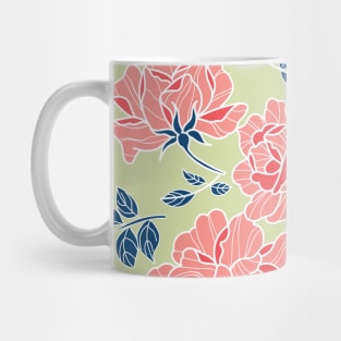 peony flower Mug